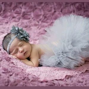 💣3 for $20 item💣 Tutu & Headband 0-6 months